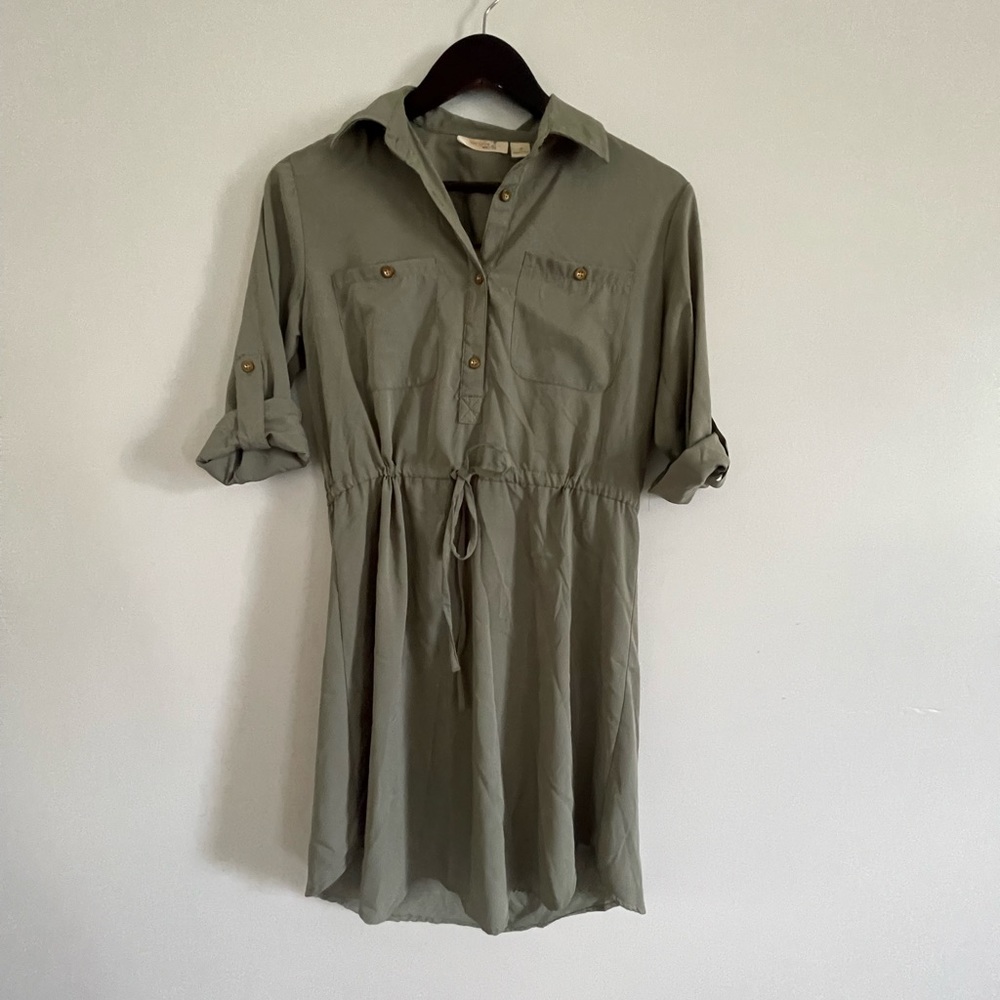 Olive green dress! 🫒💚